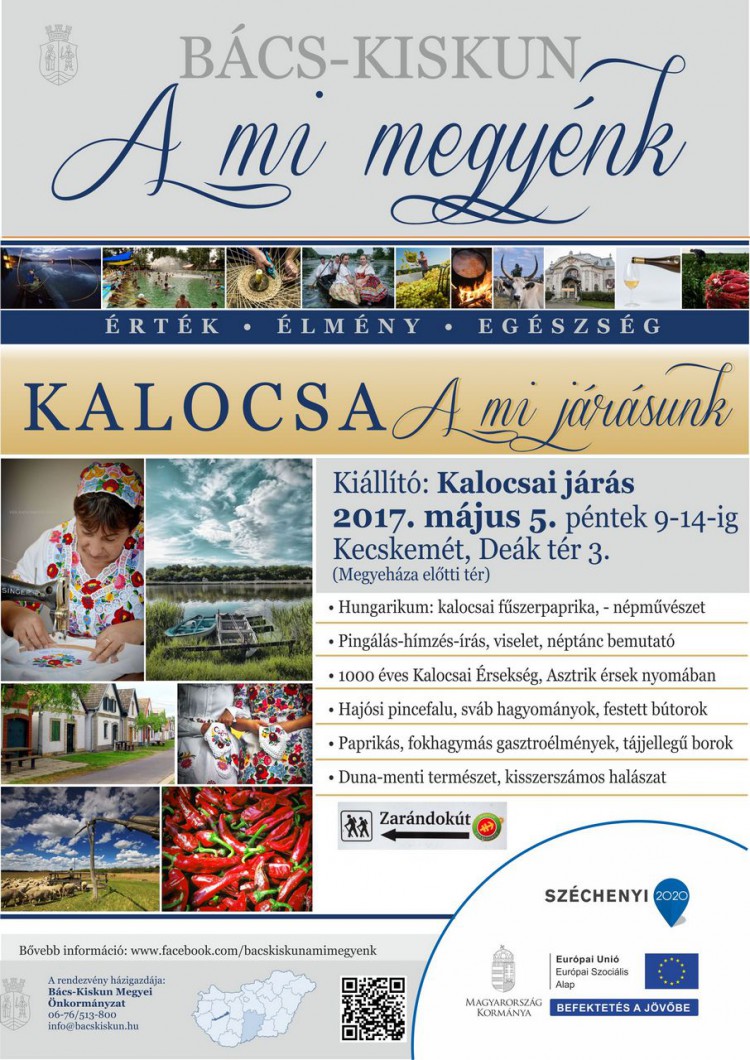 Helyi termék vásárlását ösztönző akciók - Bács-Kiskun a mi megyénk, Kalocsa a mi járásunk