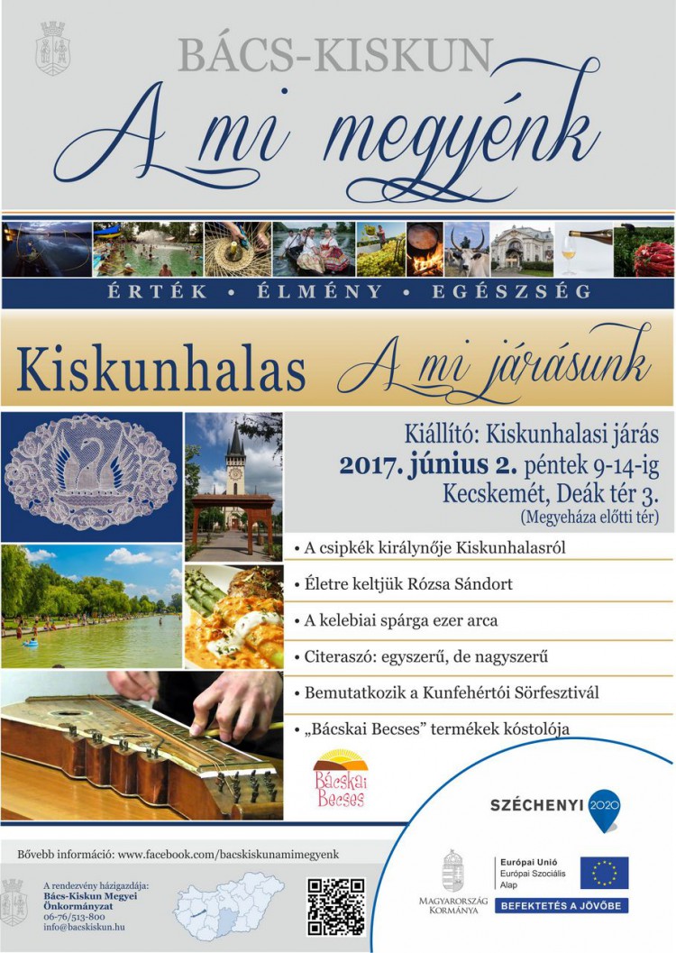 Helyi termék vásárlását ösztönző akciók - Bács-Kiskun a mi megyénk, Kiskunhalas a mi járásunk