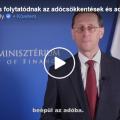 Varga Mihály: jövőre is folytatódnak az adócsökkentések és adóegyszerűsítések